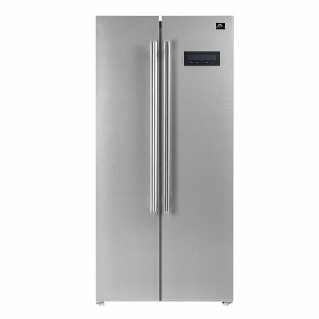 FORNO Salerno 33In. Side-by-Side Stainless Steel Refrigerator FFRBI1805-33SB